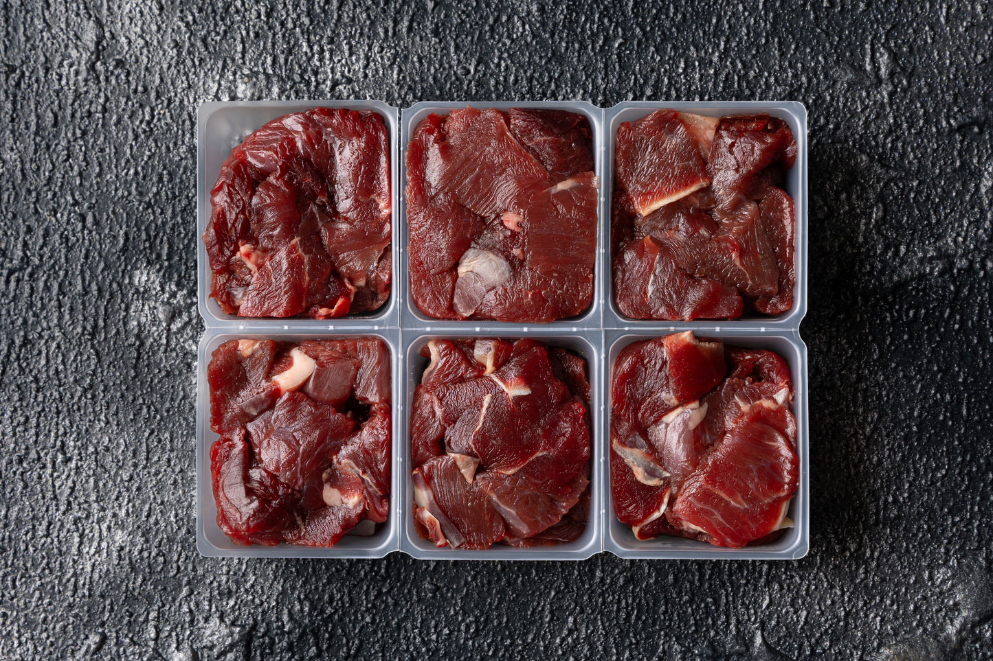 熟成エゾ鹿肉【角切り】【小分けトレー】