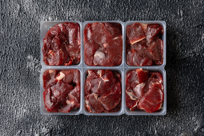 熟成エゾ鹿肉【角切り】【小分けトレー】