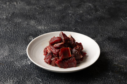 熟成エゾ鹿肉【角切り】【小分けトレー】